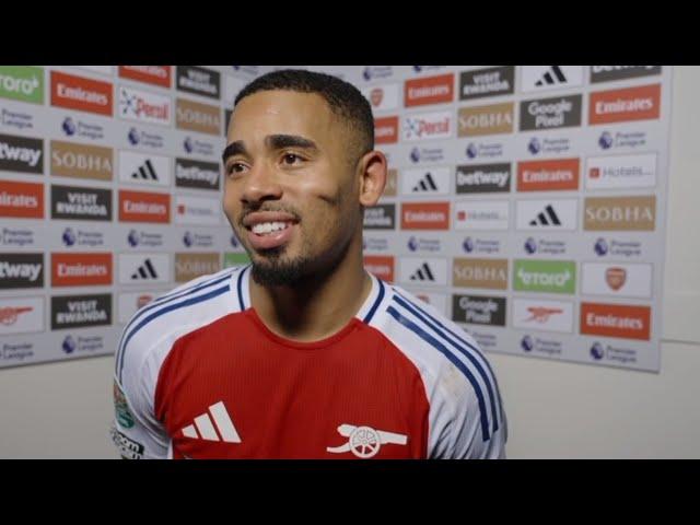 Gabriel Jesus Post Match Interview | Arsenal 3-2 Crystal Palace