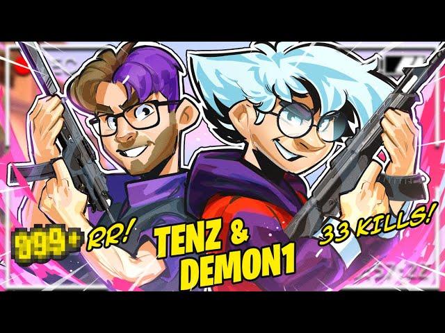 SEN TenZ & Demon1 DESTROYING RADIANTS !!! (33 Kills)