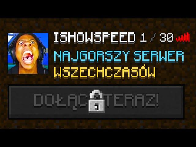 NAJGORSZY SERWER MILIONOWEGO YOUTUBERA w MINECRAFT