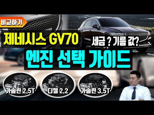 gv70 엔진 별 비교 !! 유지비는 얼마??!