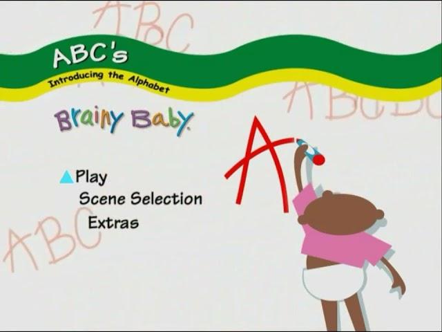 Brainy Baby ABC's DVD Menu