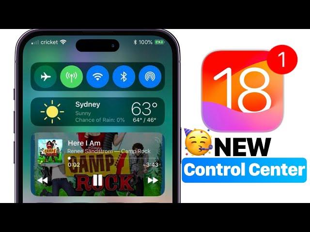 iOS 18 - NEW Control Center Update!