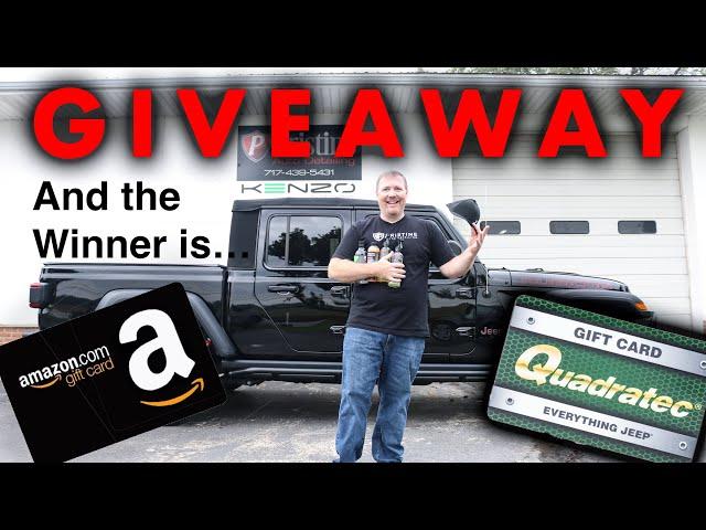 JTR Spartacus Giveaway Winner!!!!!!!