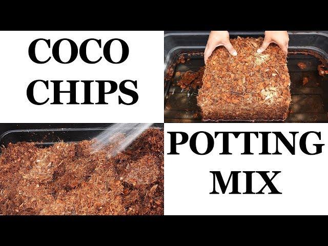 Coco Coir + Chips Based Potting Mix - Well Draining DIY Potting Mix