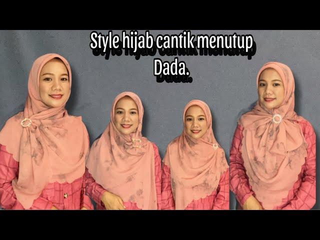 Tutorial hijab segi empat cantik menutup dada,#hijab #subscribe #tutorialhijab #tutorialhijabmudah