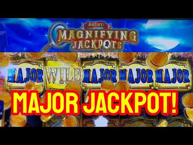 Agent Magnifying Jackpots Slot Machine | MAJOR WIN | Poor Boy Slots