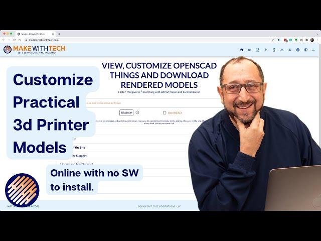 Customize 3d Printing Models with your Browser
