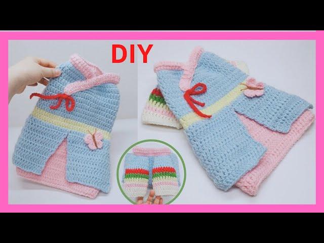 DIY|Inufuku||Hanbok Making |Crochet Needle|Top-Down|dogHow to make hanbok|犬韓服
