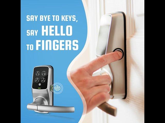 Amazon com  LOCKLY PGD628FSN Secure Plus Latch   Smart Door Lock with Bluetooth, Biometric