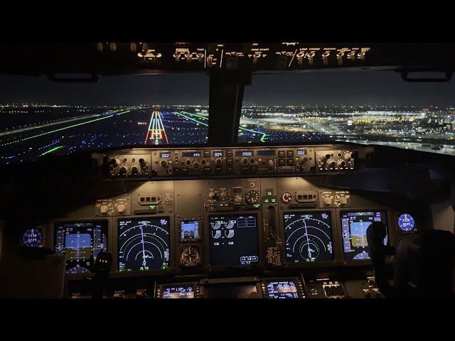 B737 Cockpit Landing in Amsterdam | iPhone 15 Pro Max 4K 60fps