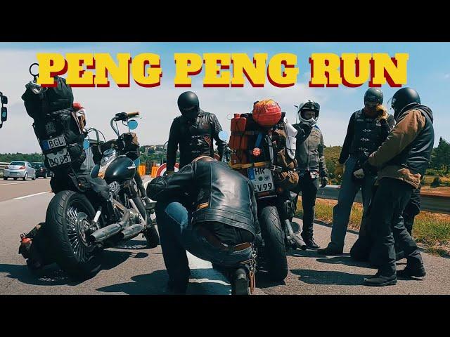 "Peng Peng Run - The Real Bikeriders | Harley Davidson Chopper Run Across the Alps & Italy"