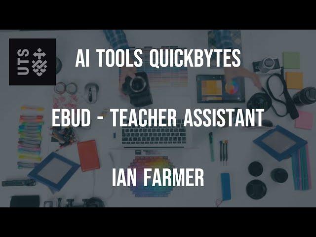 AI Quickbytes   AI Teacher lessons   ebud.ai