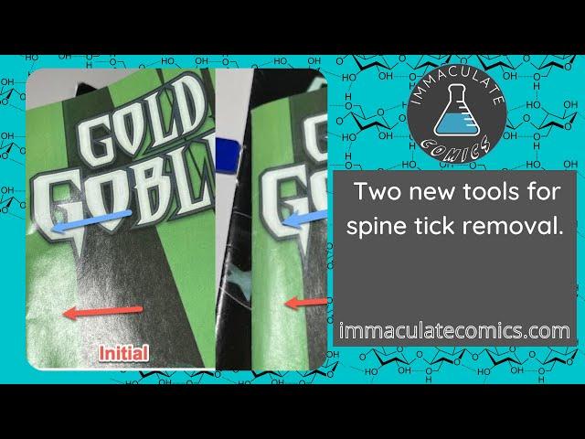 A new tacking iron  tool for spine tick removal in Comic books