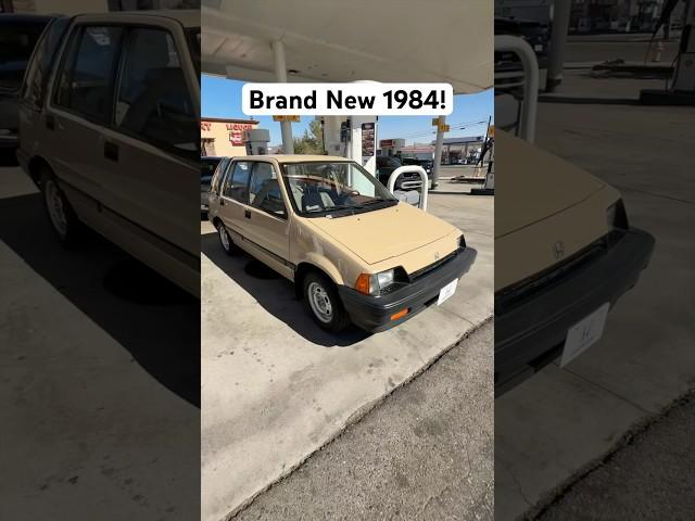 Road trip in a Brand New 1984 Honda!