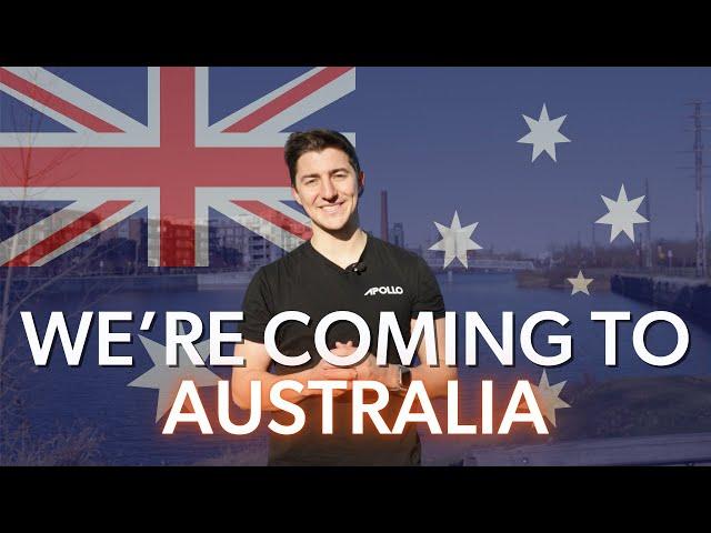 Apollo Scooters is Launching in AUSTRALIA!