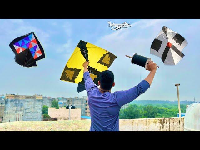 Kite Cutting with 2 Tawa Kite | Kite Fighting | Kite Flying |