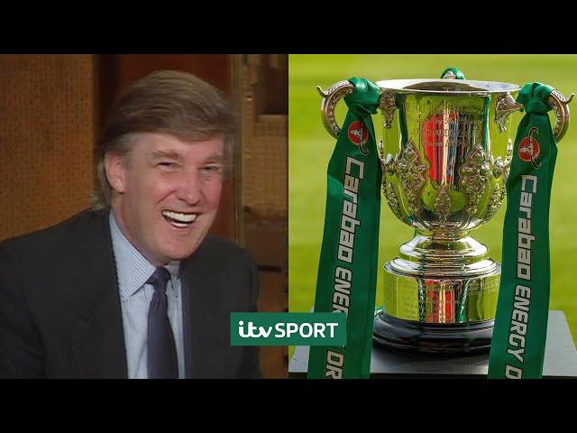  When Donald Trump did the League Cup draw | ITV Sport Archive