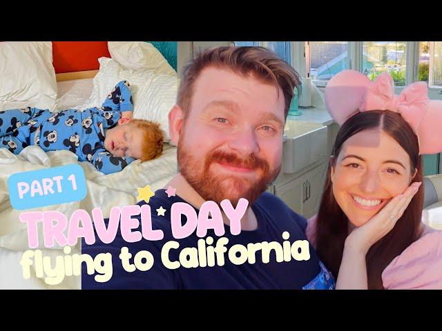 OUR FIRST DISNEYLAND CALIFORNIA TRIP! | Day 1 Travel Day to Los Angeles!