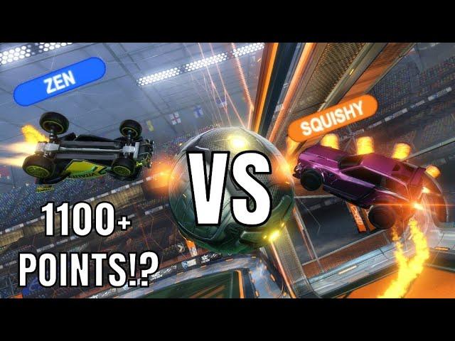 PLAYING AGAINST THE BEST PLAYER IN THE WORLD | ZEN & YANXNZ VS SQUISHY | 1100+ POINT GAME?!