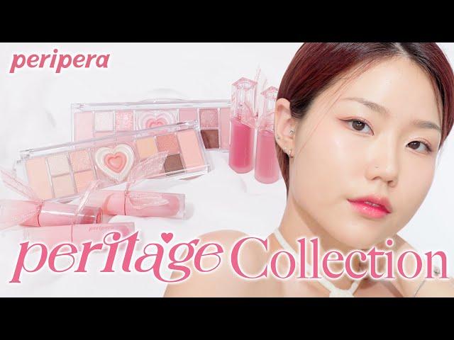 Peripera PERITAGE COLLECTION  with lovely makeup tutorial 