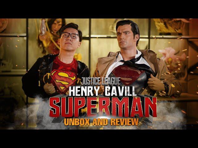 INCREDIBLY REALISTIC ! Henry Cavill Superman Justice League  bust by Infinity Studio