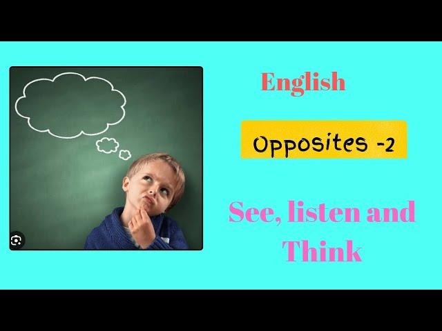 English Grammar - Opposites -2