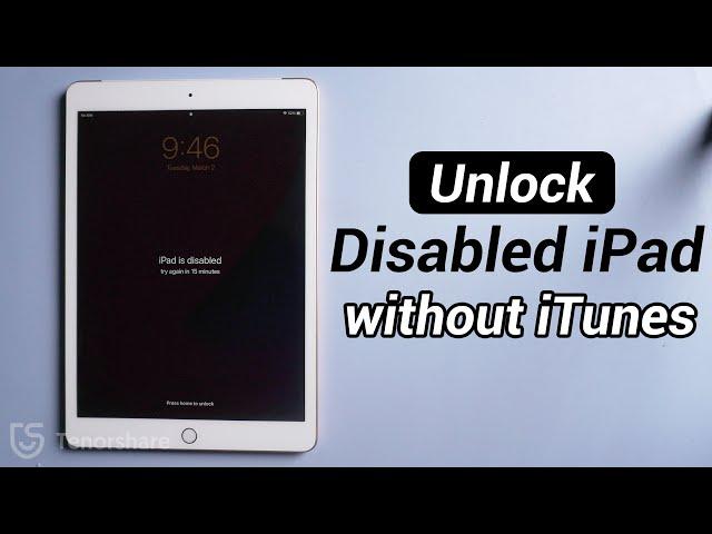 Unlock Disabled iPad Easily Fixed | without iTunes