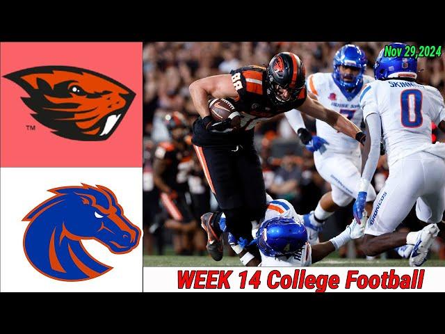 Oregon State vs Boise State Broncos [WEEK 14] GAME HIGHLIGHTS Nov 29,2024 Men's College Football