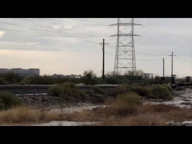 Watch: Train derailment in Marana