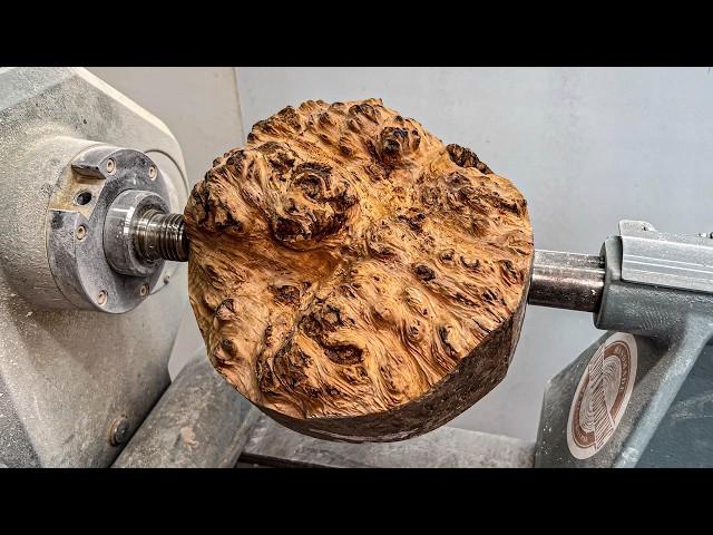 Woodturning - It Felt Like Turning a ROCK