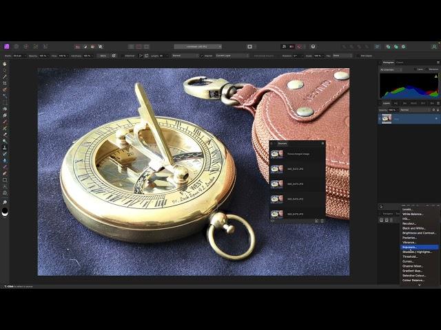 Using Serif Affinity Photo 2 for Focus Stacking