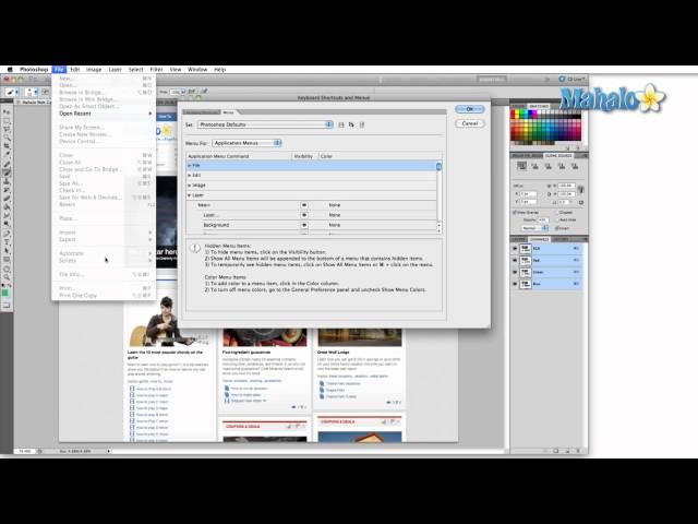 Photoshop Tutorial - Create New Workspace