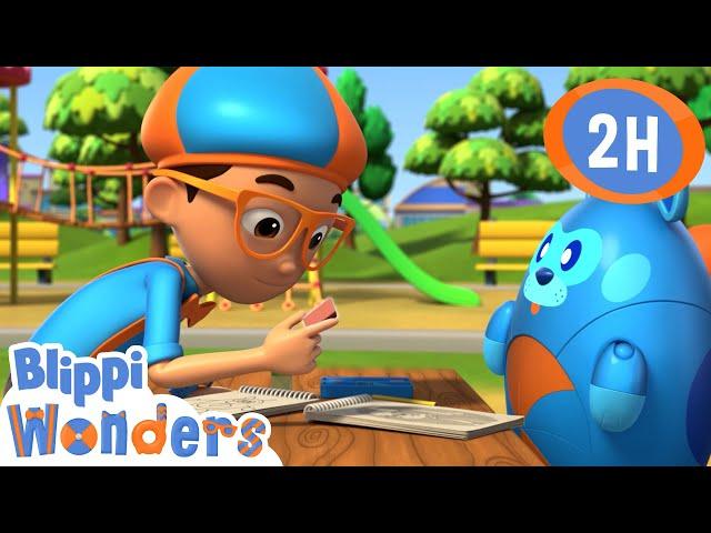 Eraser | Blippi Wonders | Preschool Learning | Moonbug Tiny TV