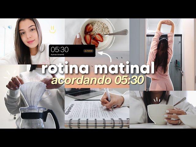 5AM - ROTINA MATINAL PRODUTIVA | hábitos, dia a dia e dicas de sono com Emma Colchões.