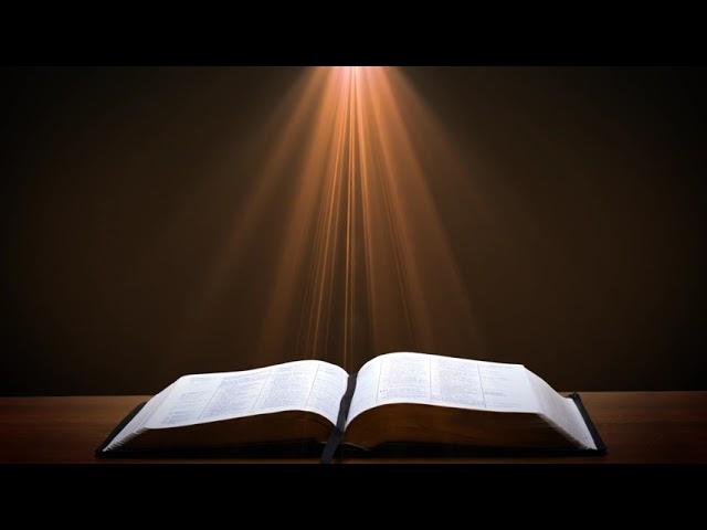 Christian Motion Background HD   Open Bible Light Rays