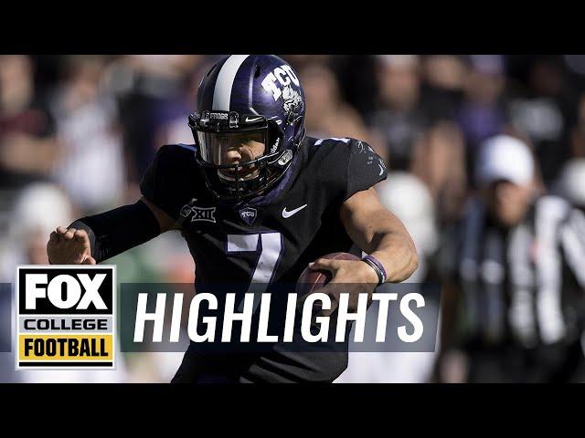 TCU vs Baylor | Highlights | FOX COLLEGE FOOTBALL