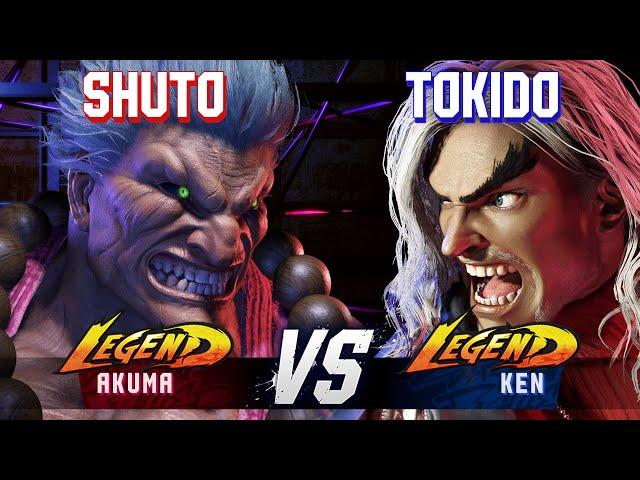 SF6 ▰ SHUTO (Akuma) vs TOKIDO (Ken) ▰ High Level Gameplay