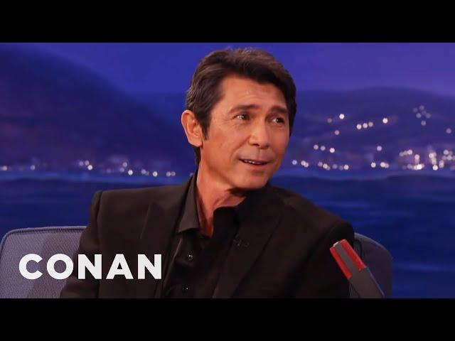 Lou Diamond Phillips' Dead-On Antonio Banderas Impression | CONAN on TBS