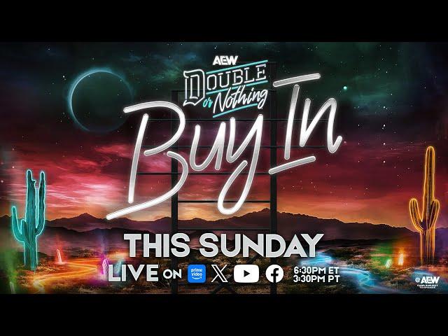 LIVE AEW WRESTLING | Double Or Nothing Buy In | Prime Video