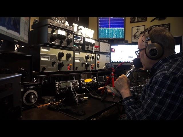 Ham Radio Basics--On The Air Series--Jim W6LG Talks wtih DF2BO in Germany on Short Wave 5623 Miles