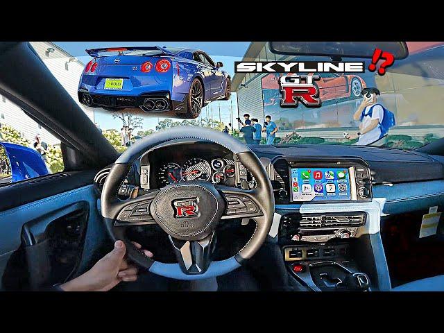 POV DRIVE: I Bought the LAST R35 Skyline GTR | Taking Delivery & Driving | RAREST GTR!