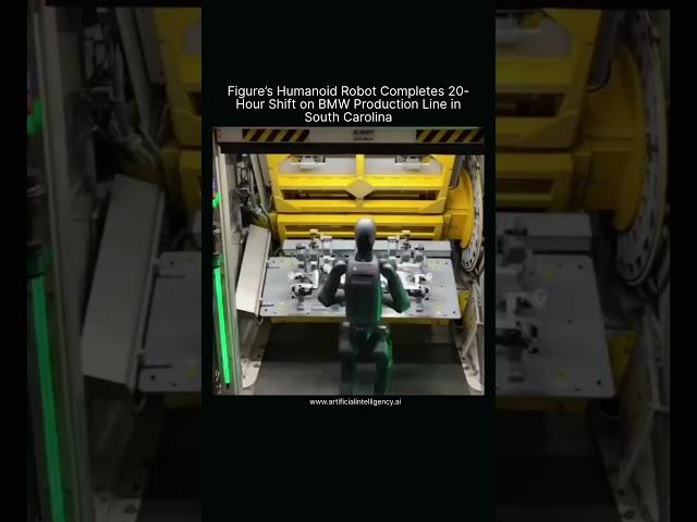 Figure’s Humanoid Robot Completes 20 Hour Shift on BMW Production Line in South Carolina