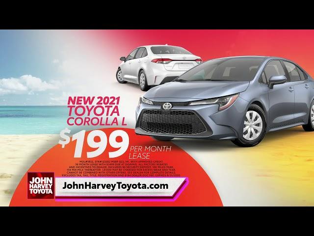 John Harvey Toyota - Summer Sales Event - Corolla - Camry - RAV4