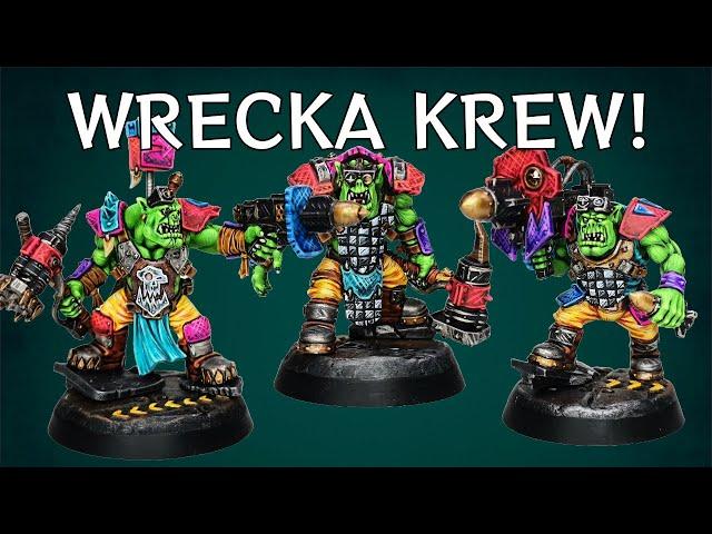 Painting the new Ork Wrecka Krew from Kill Team: Brutal and Cunning