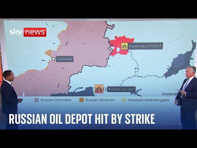 Ukraine launches drone strikes on Russian oil facilities | Ukraine war