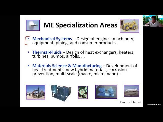 Mechanical Engineering Virtual Event Recording