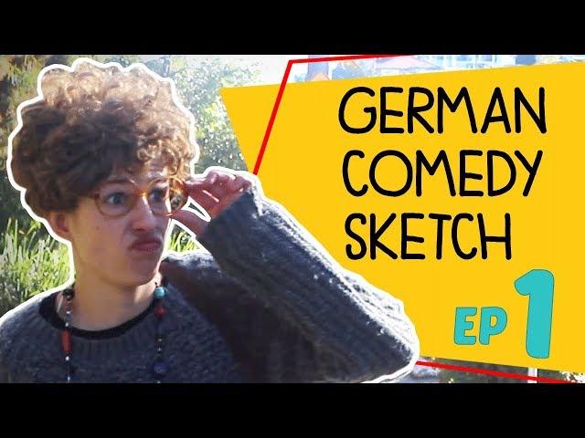 GERMAN LESSON 54: Basic Conversation in German - Comedy Sketch