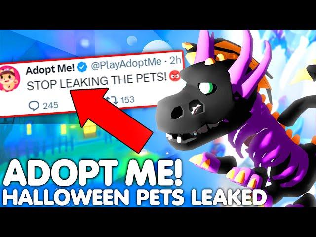 ALL HALLOWEEN PETS JUST GOT LEAKED…(ADOPT ME IS ANGRY!) UPDATE GOT DELAYED! ROBLOX