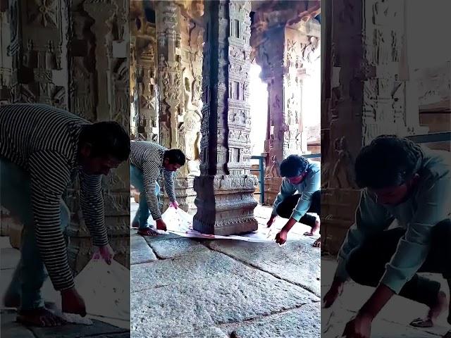 Miracle Floating Pillar Architecture in Lepakshi Temple