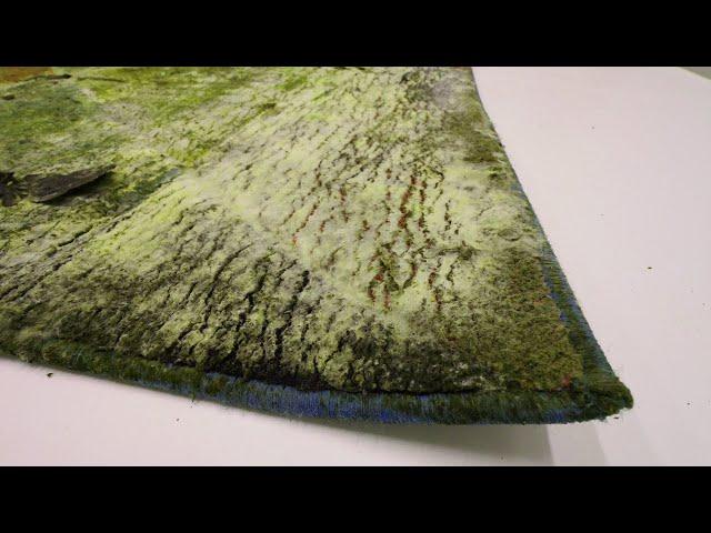 From Gross to Gorgeous: The Incredible Restoration of a Mould Infested Rug | Satisfying ASMR